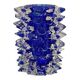 Rostrato blue murano glass vase