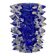 Rostrato blue murano glass vase