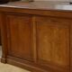 Mahogany workshop furniture with three sliding doors from the 1920s.
