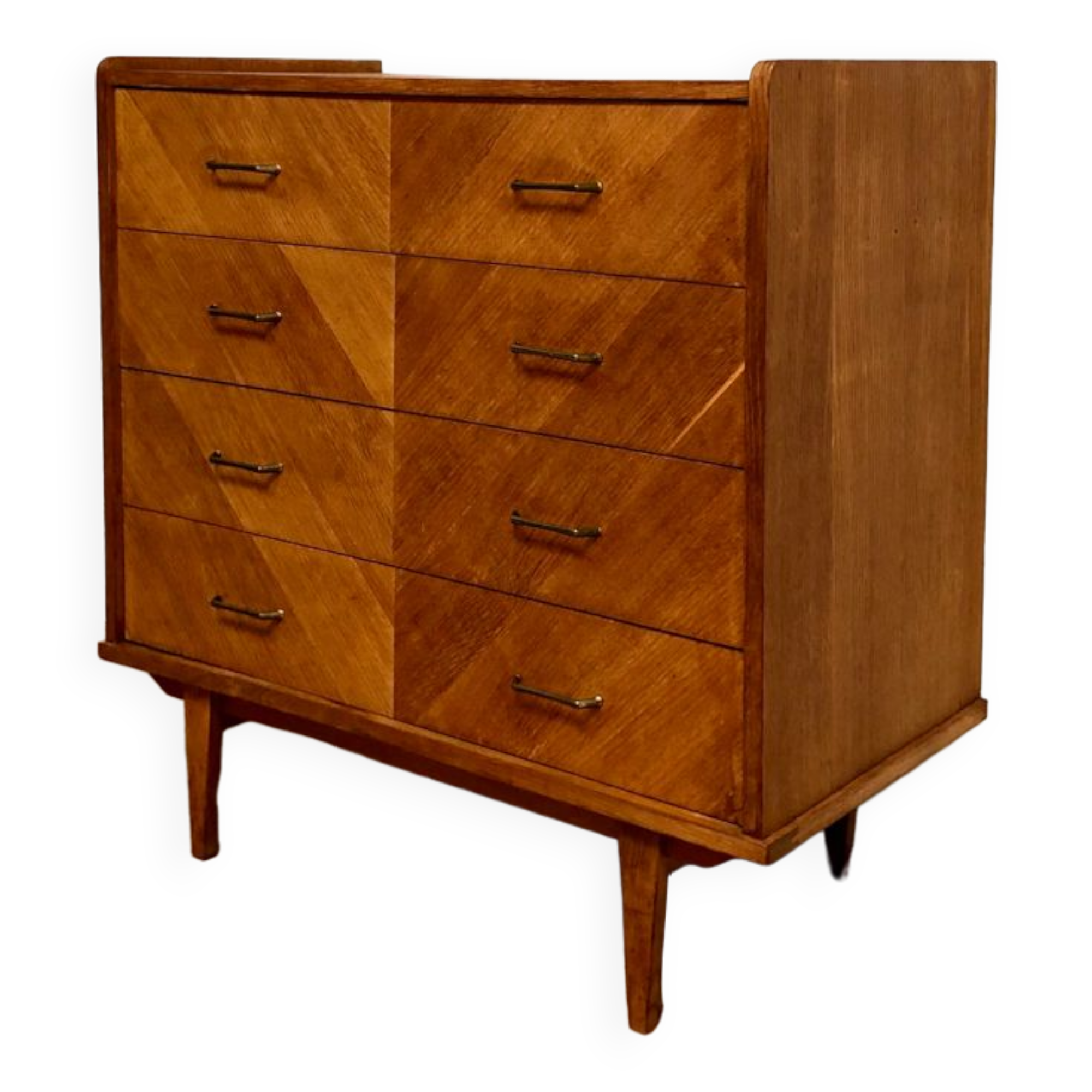 Vintage chest of drawers bobbin feet