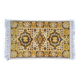 Tapis sarouk vintage moutarde