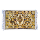 VINTAGE Sarouk Carpet Mustard