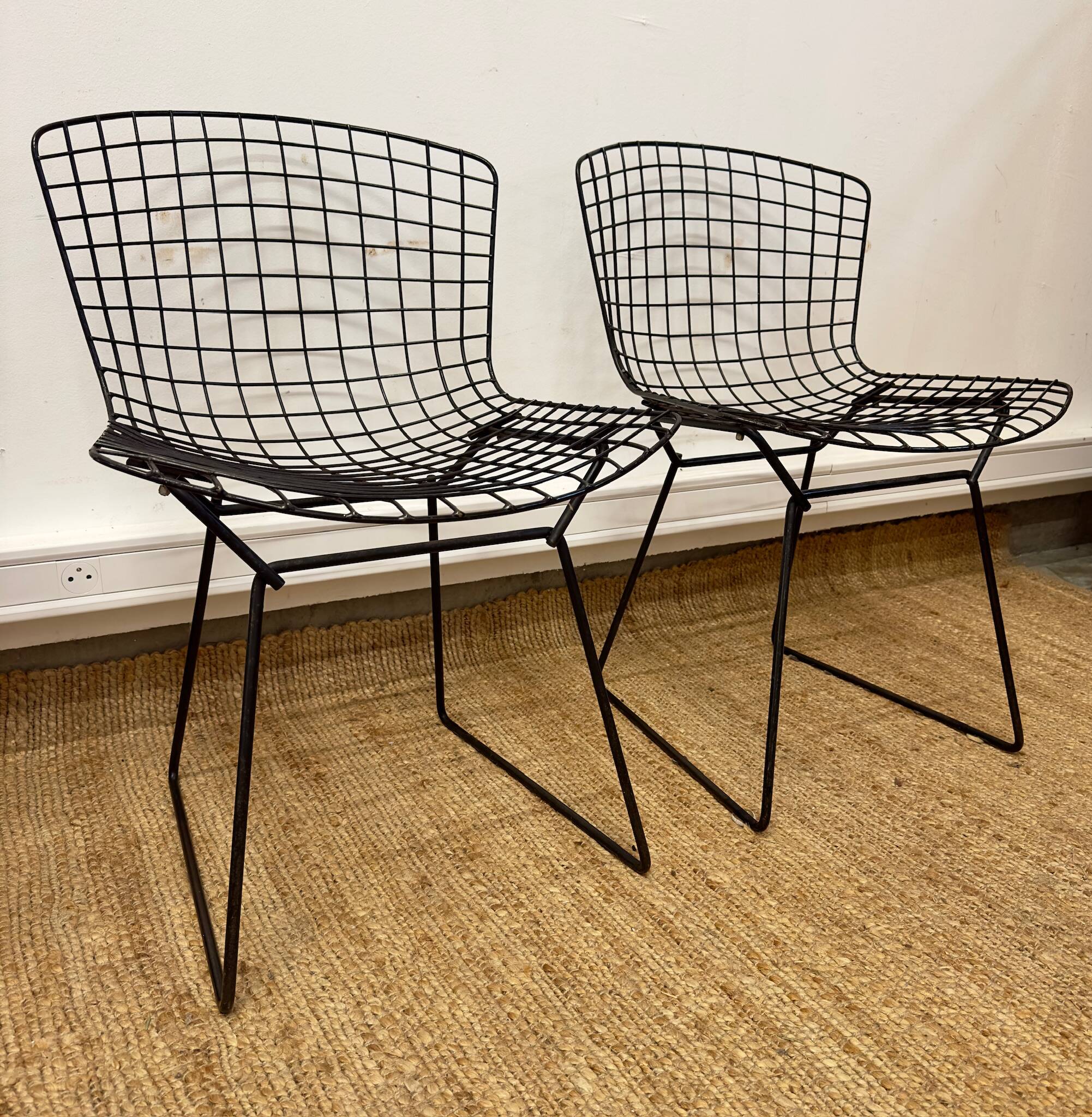 Bertoia chair pair for Knoll – Wire Chair model
