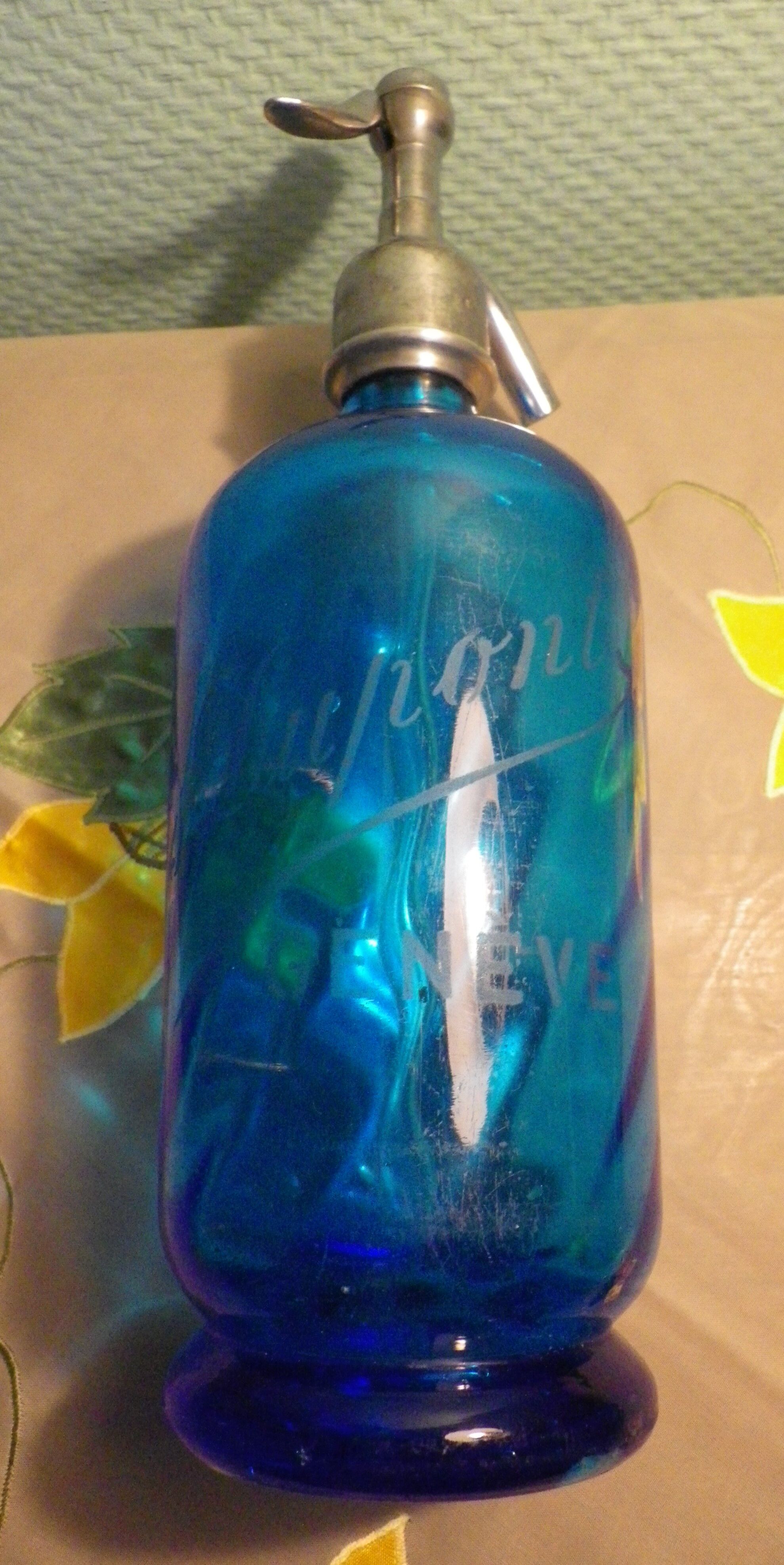 Siphon Selz - Louis Dupont, Geneva - lead-free glass and tin -