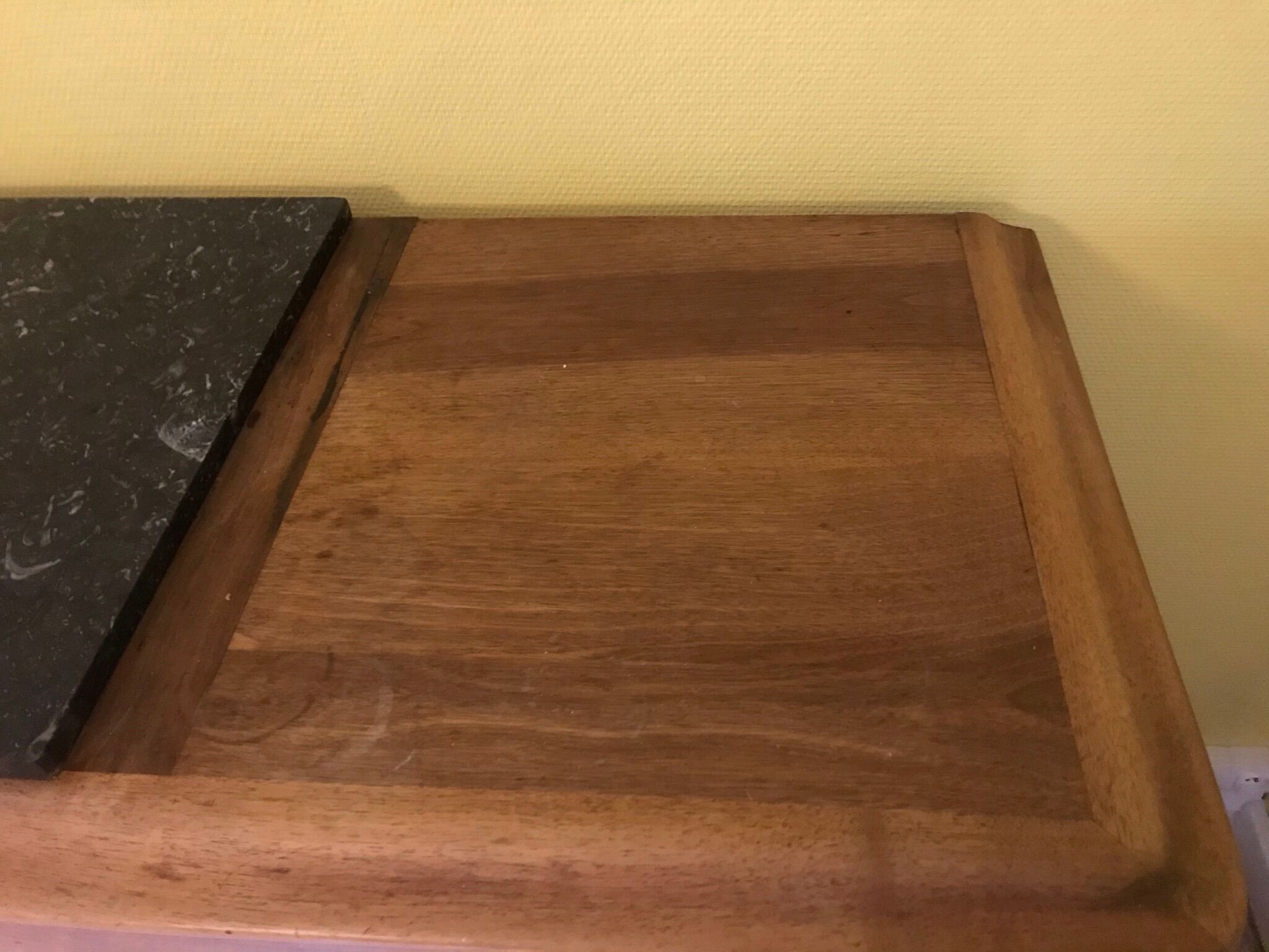 Art deco line-up in 1940s solid oak