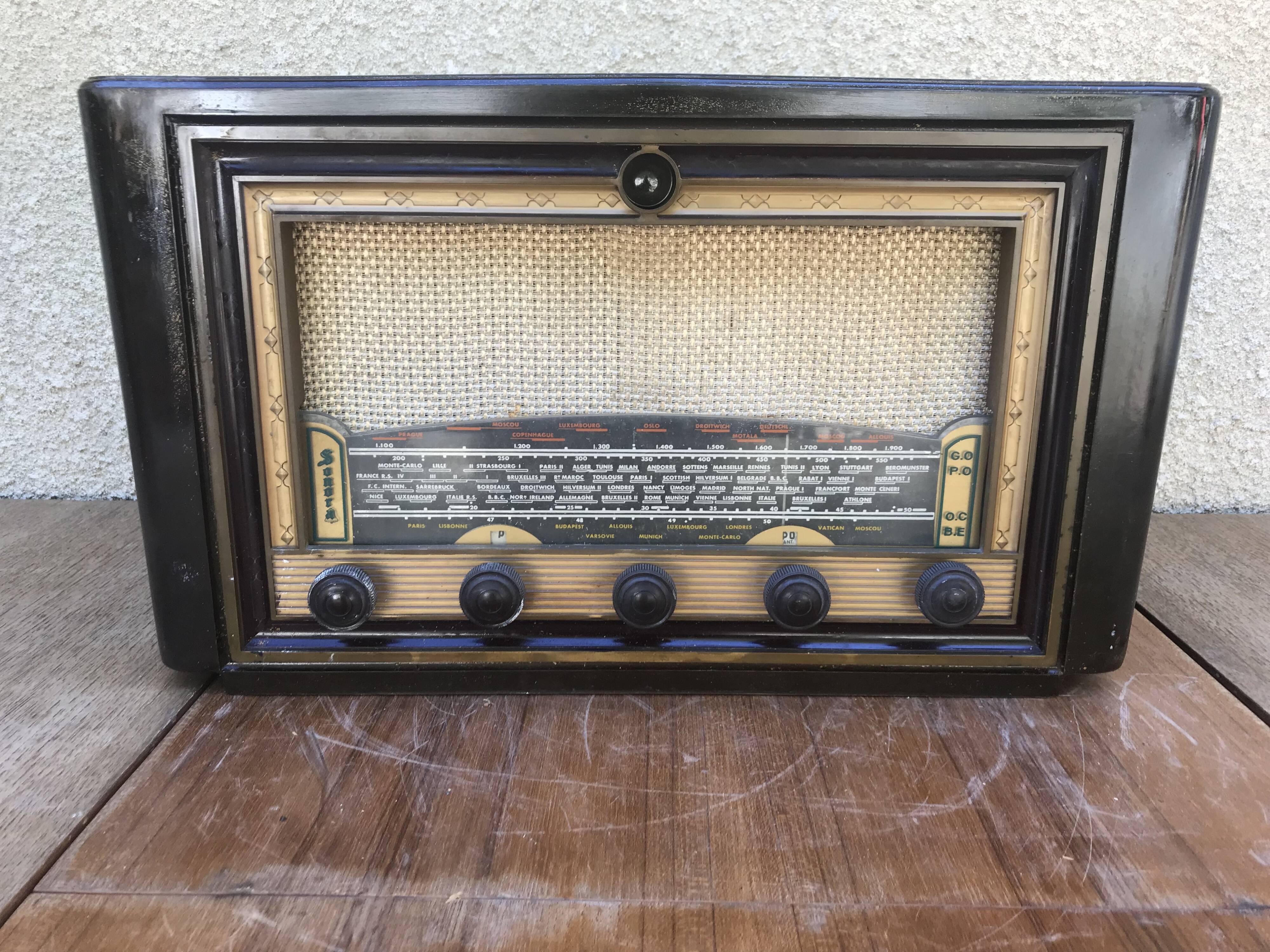 Ancienne radio Tsf Sonora