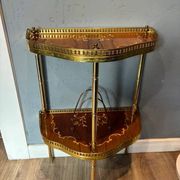 Table console de style français demi-lune vintage