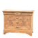 Large antique chest of drawers in raw wood - 4 drawers