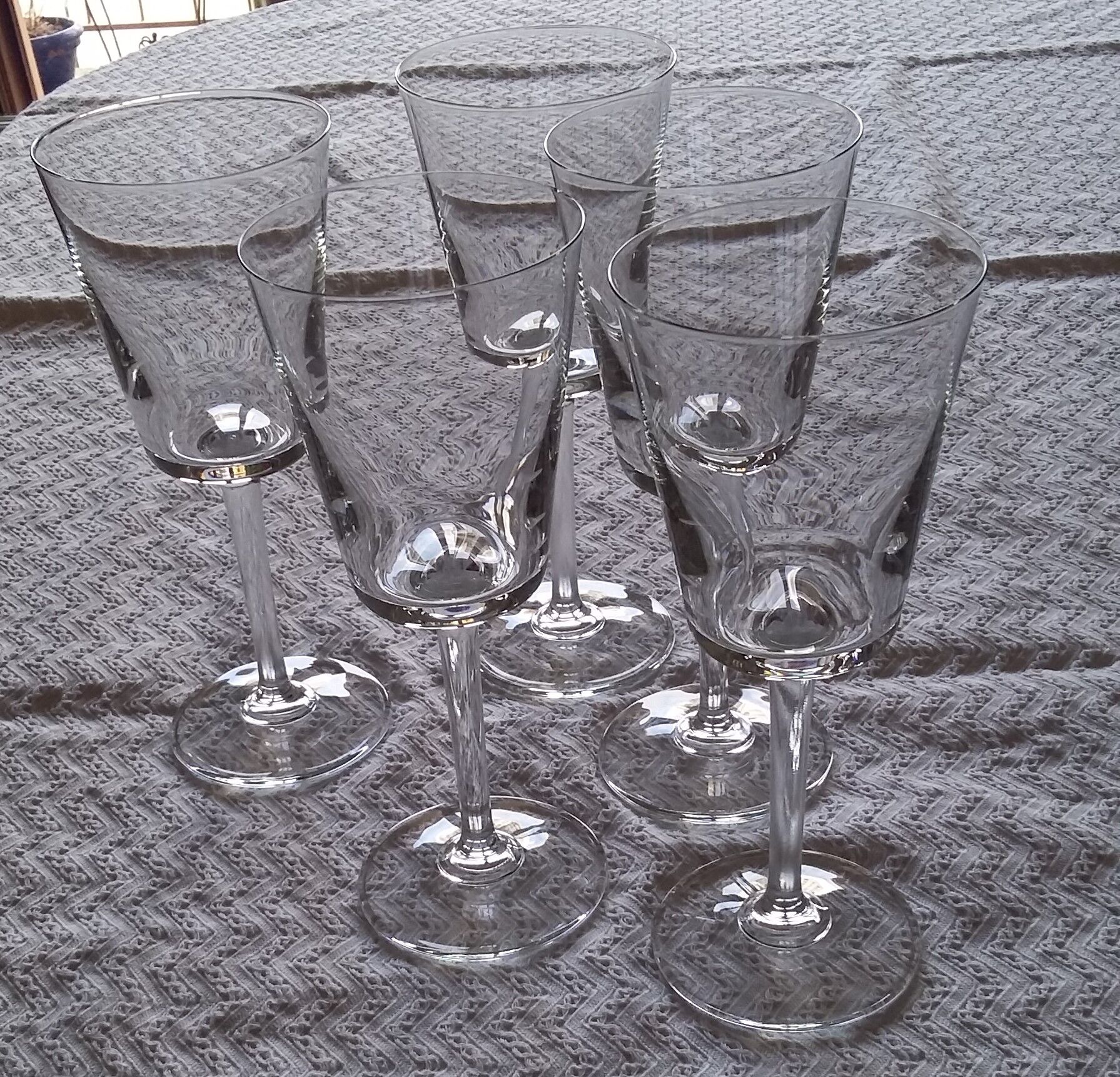 Duo of stemware