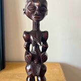 Very rare woman statuette in wenge signed Mayola “Muta” Congo circa 1940