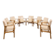 Ib Kofod-Larsen, vintage – chaises de conférence – chaises de salle à manger 1963, Allemagne