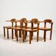Ensemble de salle à manger en bois d'aulne MK10590 par Erwin Berghammer pour Team 7, lot de 7