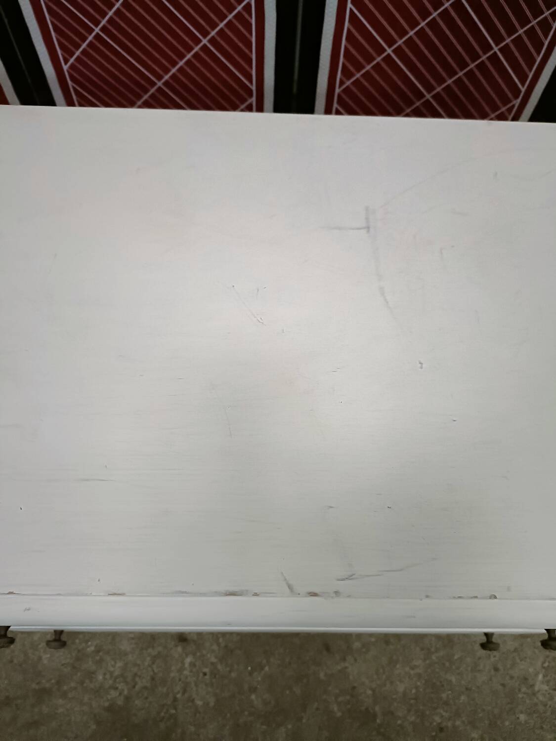 Chest of drawers from the 60s, 3 drawers, painted white