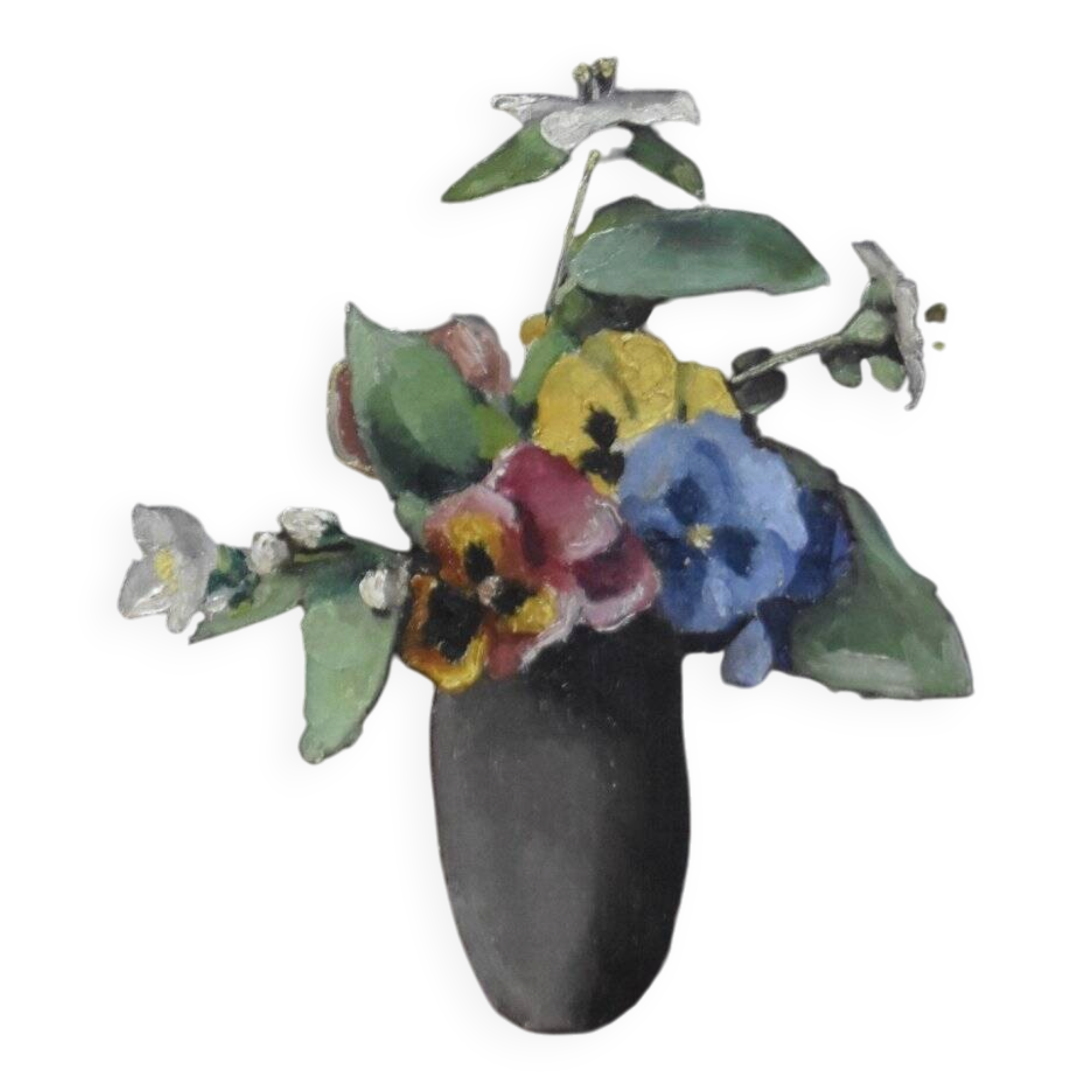 Maurice Asselin (1882-1947) A Bouquet of Flowers in a Vase, 1942, Oil on Canvas