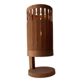 Vintage table lamp, pine strip, Sweden 1970s