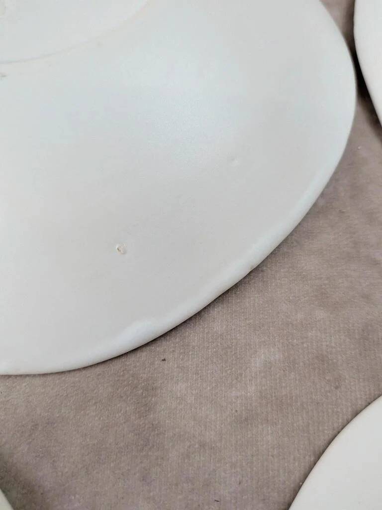 Set of 11 vintage dessert plates from Niderviller – 1970s – Capron Vallauris style