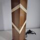Accent lamp in American walnut veneer.