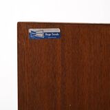 Vintage bookcase with sliding shelf