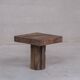 Paire de tables d'appoint en bois Wabi-Sabi, Belgique 1950