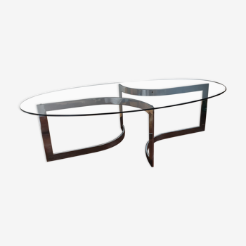 Vintage coffee table 70s Bauhaus Paul Legeard