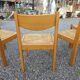 6 chaises vintage en orme maison Regain années 60
