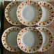 6 assiettes vintage tulipes sarreguemines