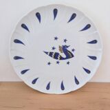 12 assiettes à dessert Air France Bernardaud Limoges décor Jean Picart