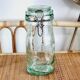Jar la lorraine in light green glass 1l