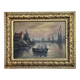 French school oil on canvas important gilded frame early 20th century