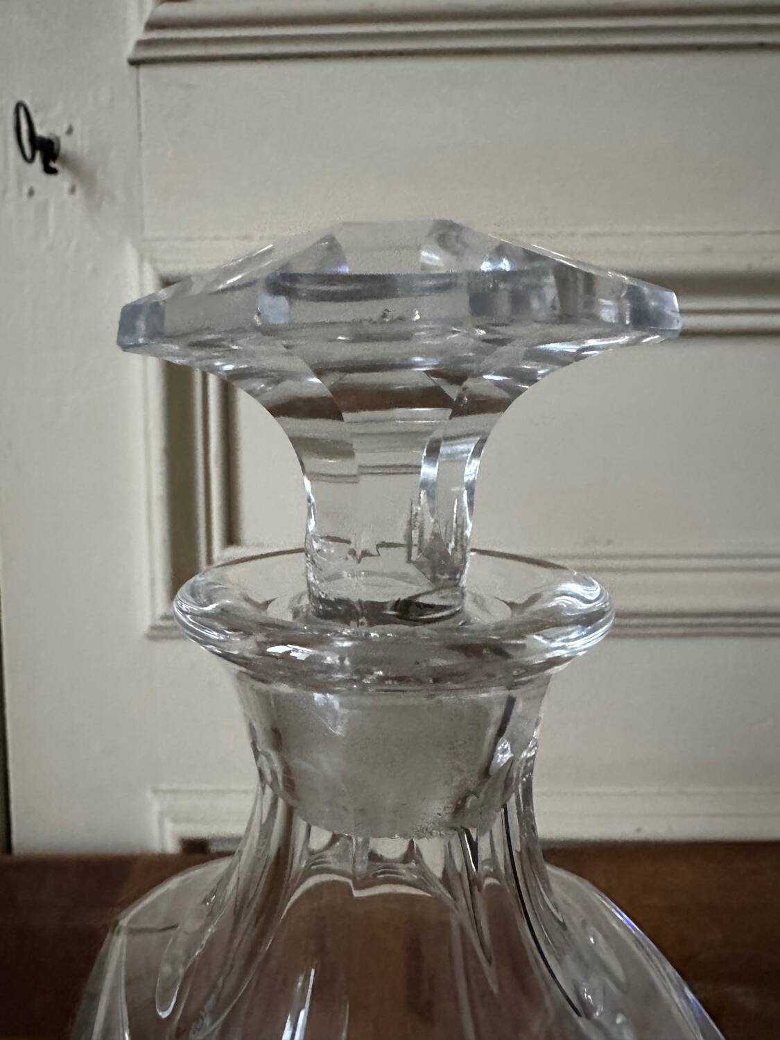Baccarat crystal whisky decanter, perfection model