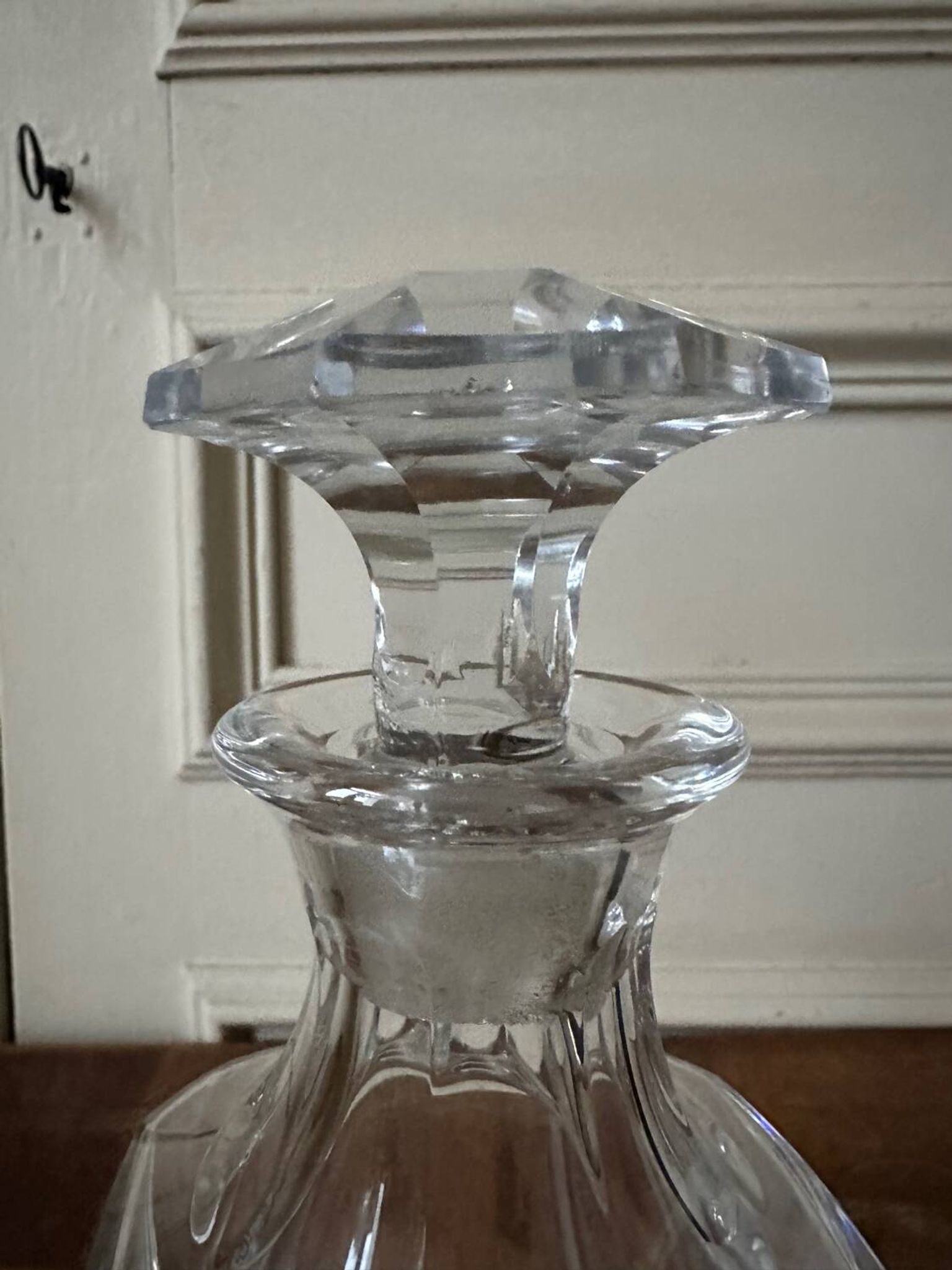 Baccarat crystal whisky decanter, perfection model