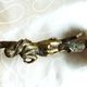 Alabaster and brass lamp, home decor light fixture with alabaster shade.