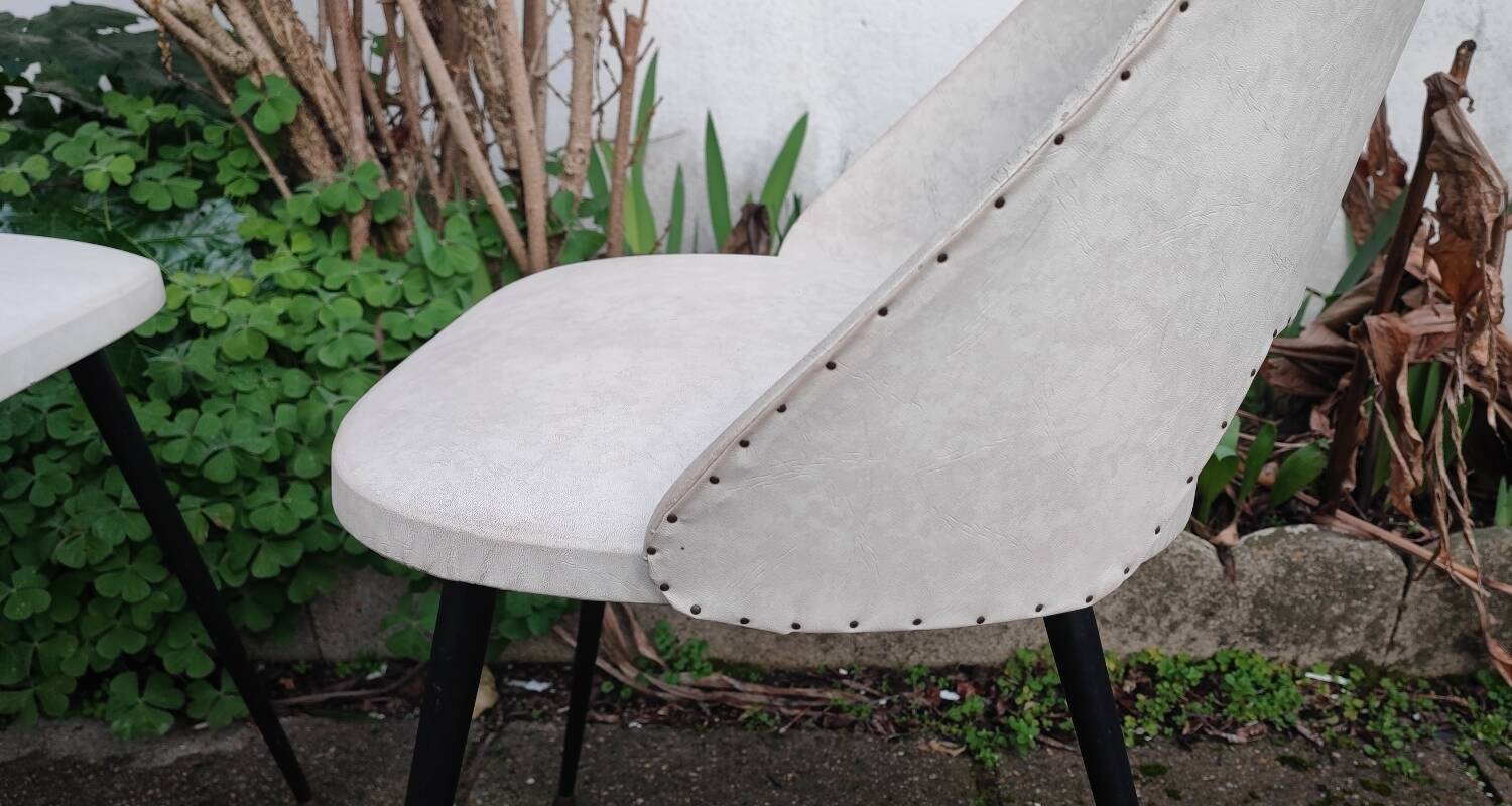 Pair of barrel chairs 1950