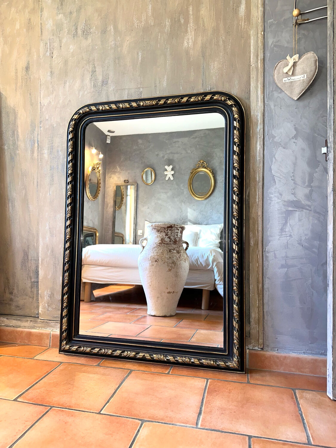 Louis-Philippe antique mirror from the 19th century.