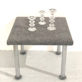 Set of 3 vintage candlesticks by Timo Sarpaneva for Iitalia Finnish origin in 1970