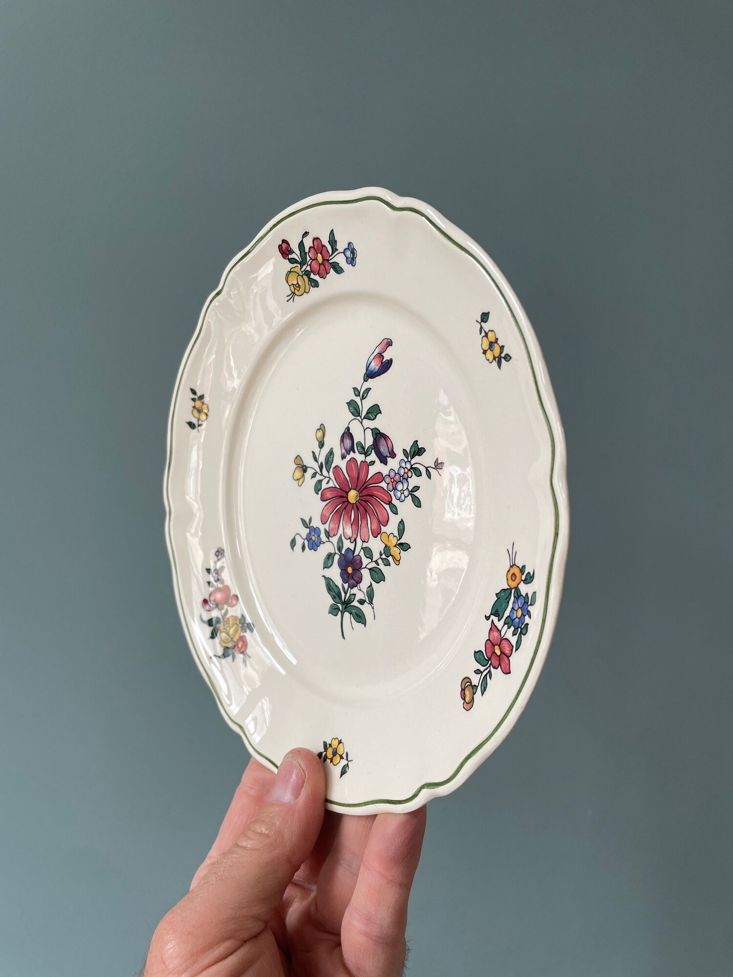 Set of 8 dessert plates Villeroy and Boch vieux Strasbourg