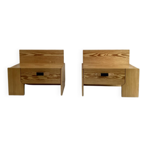 2 tables de chevet en