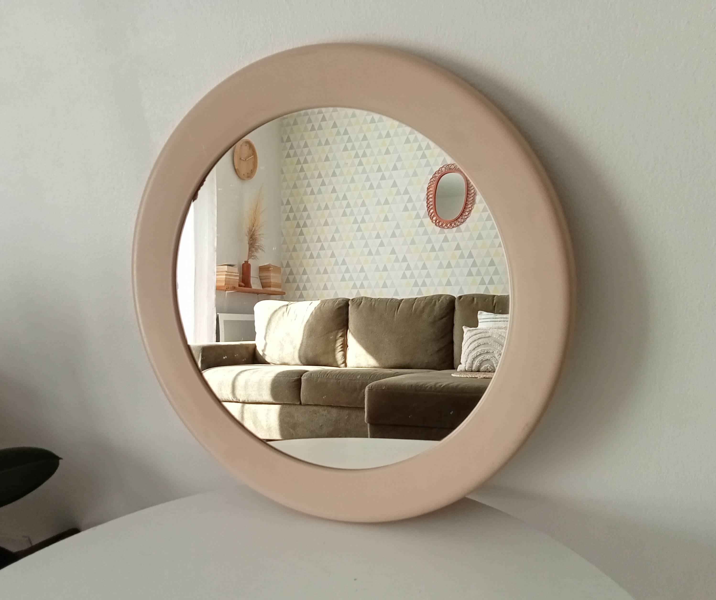 Vintage 70s round mirror Syla style