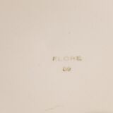 Porcelain dish Digoin Sarreguemine model Flora