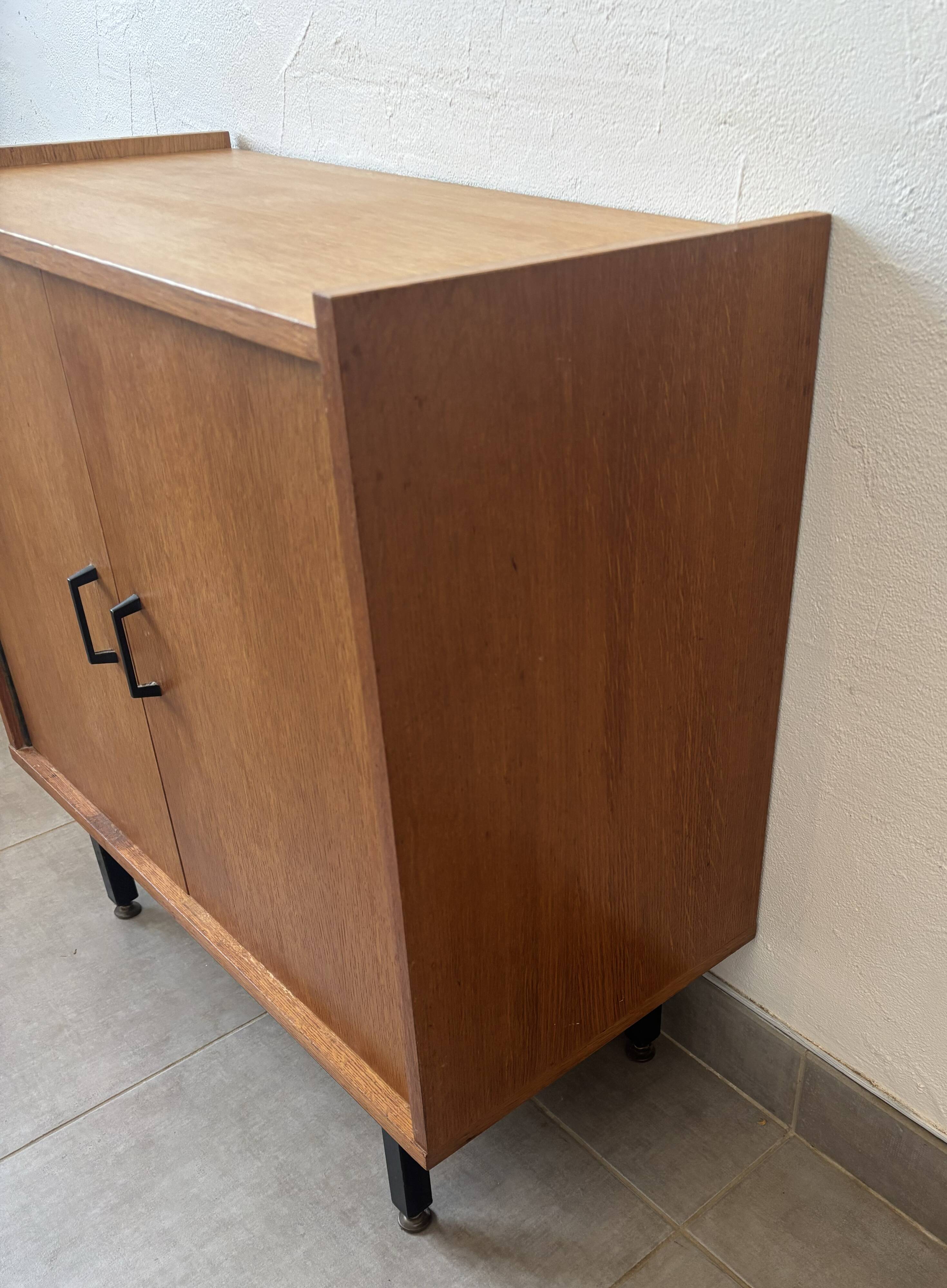 Buffet vintage en chêne, années 60