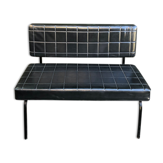 Banquettes Skaï année 60