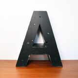 Letter A, old sign letter