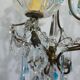 3-light cage chandelier