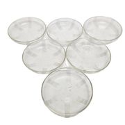 Vintage Art Deco dessert plates, 1930s, set of 6