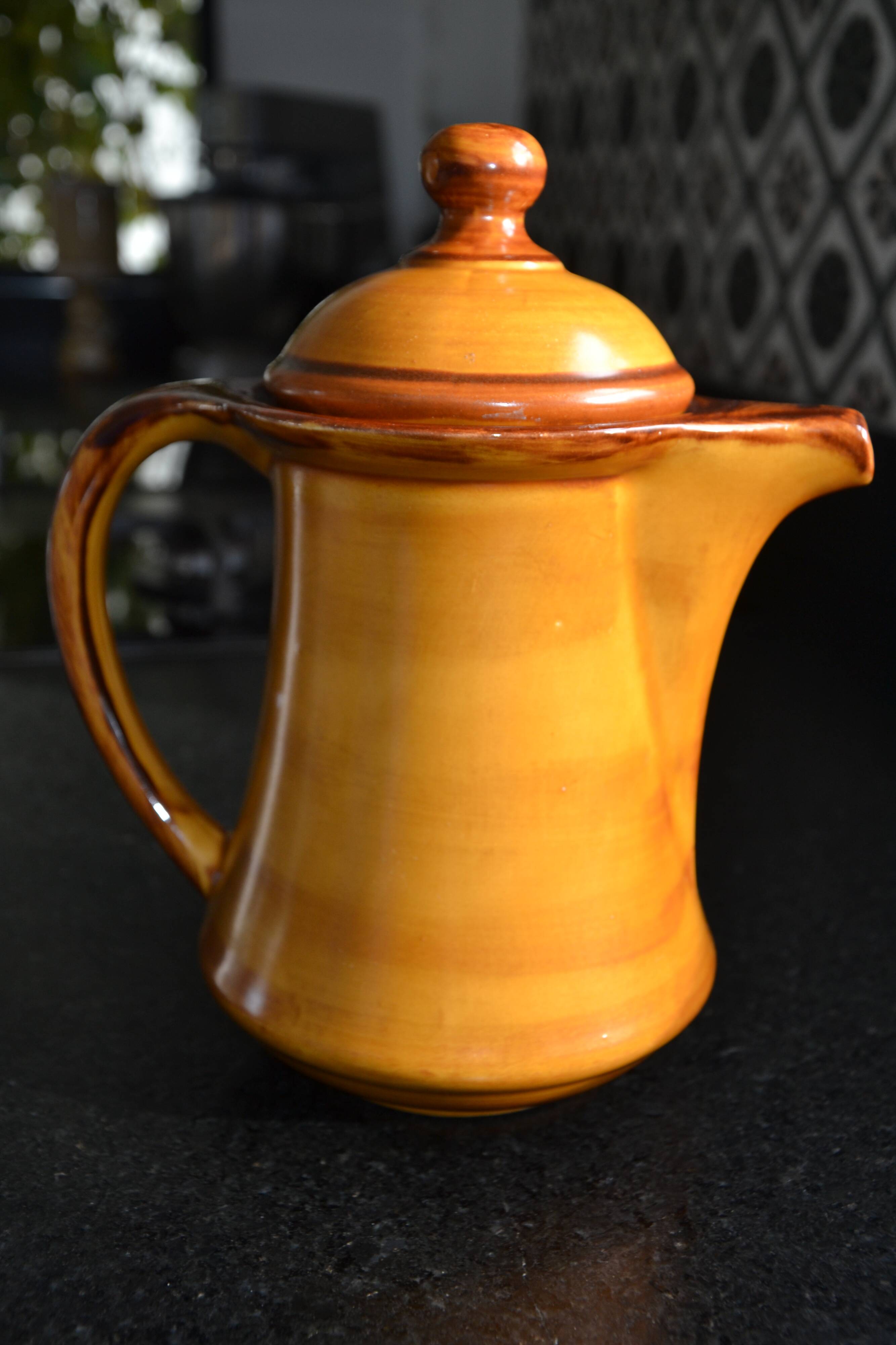 Brown St Clément coffee maker from the 50s/60s