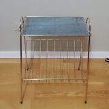 Coffee table door vintage magazines