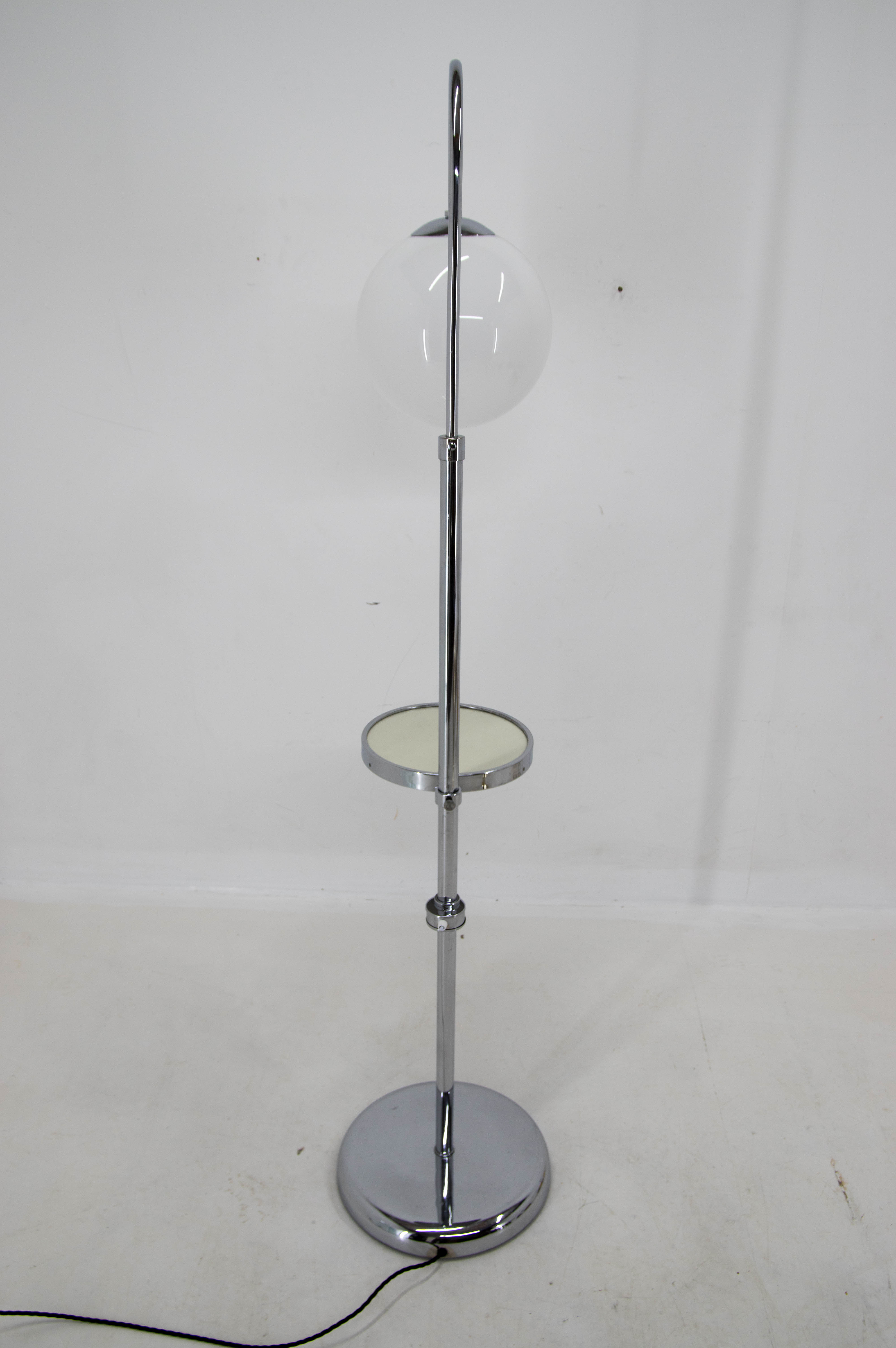 Art deco floor lamp, 1930s, restored