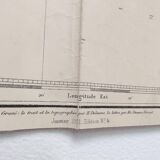 Map of Marseille Méditerranée 1950