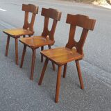 Brutalist bistro chairs from the 70s