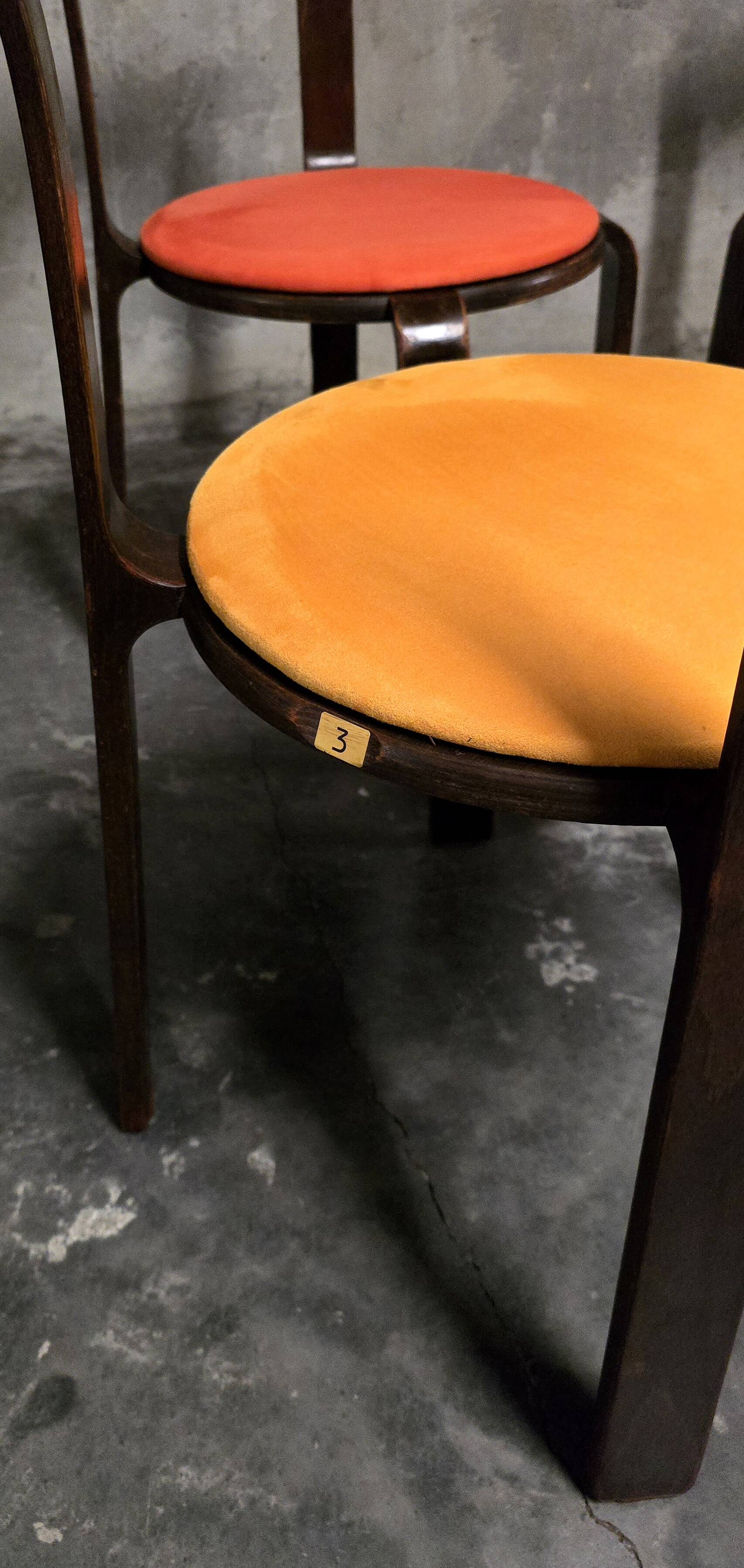 Bruno Rey (1935) - Set of 4 chairs, 1st edition - 1960 Dietiker